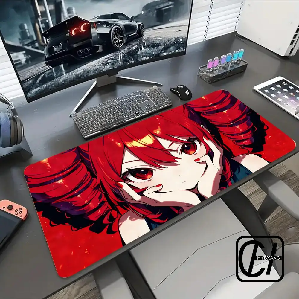 

Anime Girl K-Kasane Teto Mouse Pad Desk Mouse Pad Cute HD Desk Pad Extended Gaming Keyboard Mats Large XXL Gamer Mousepad XAXC