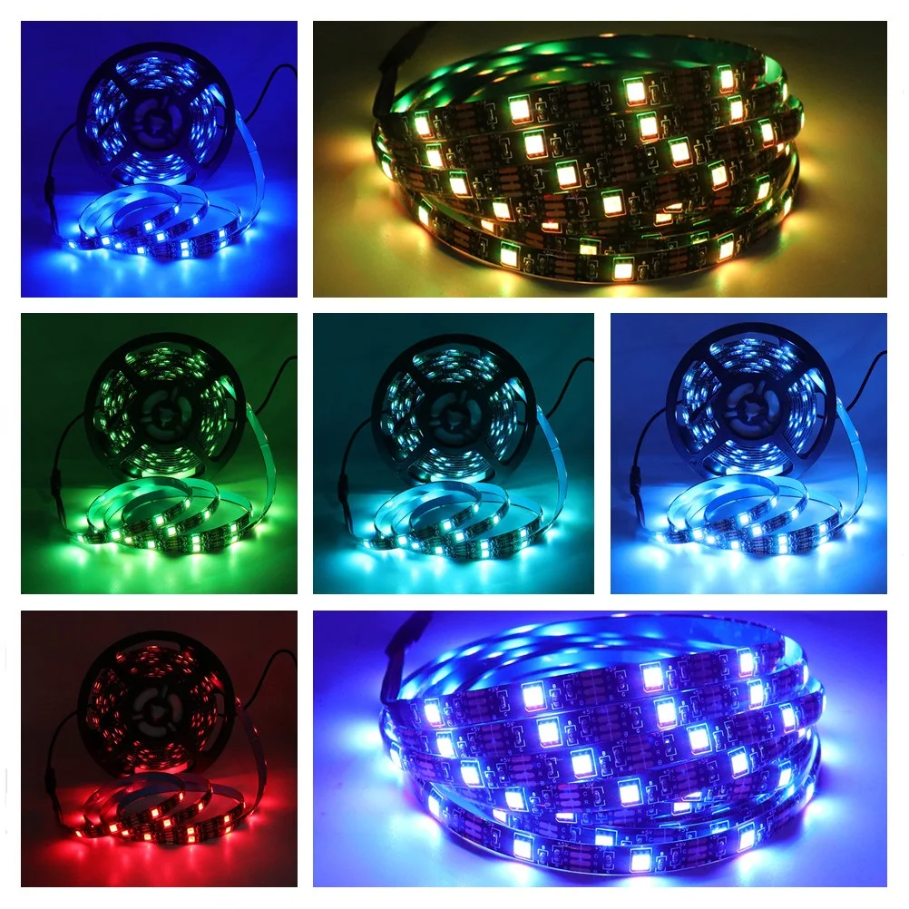 Smart Zigbee USB RGB LED Strip Tuya Wifi Bluetooth DC 5V 5050 Smart Led TV Back Lighting Wok With Alexa Google Home