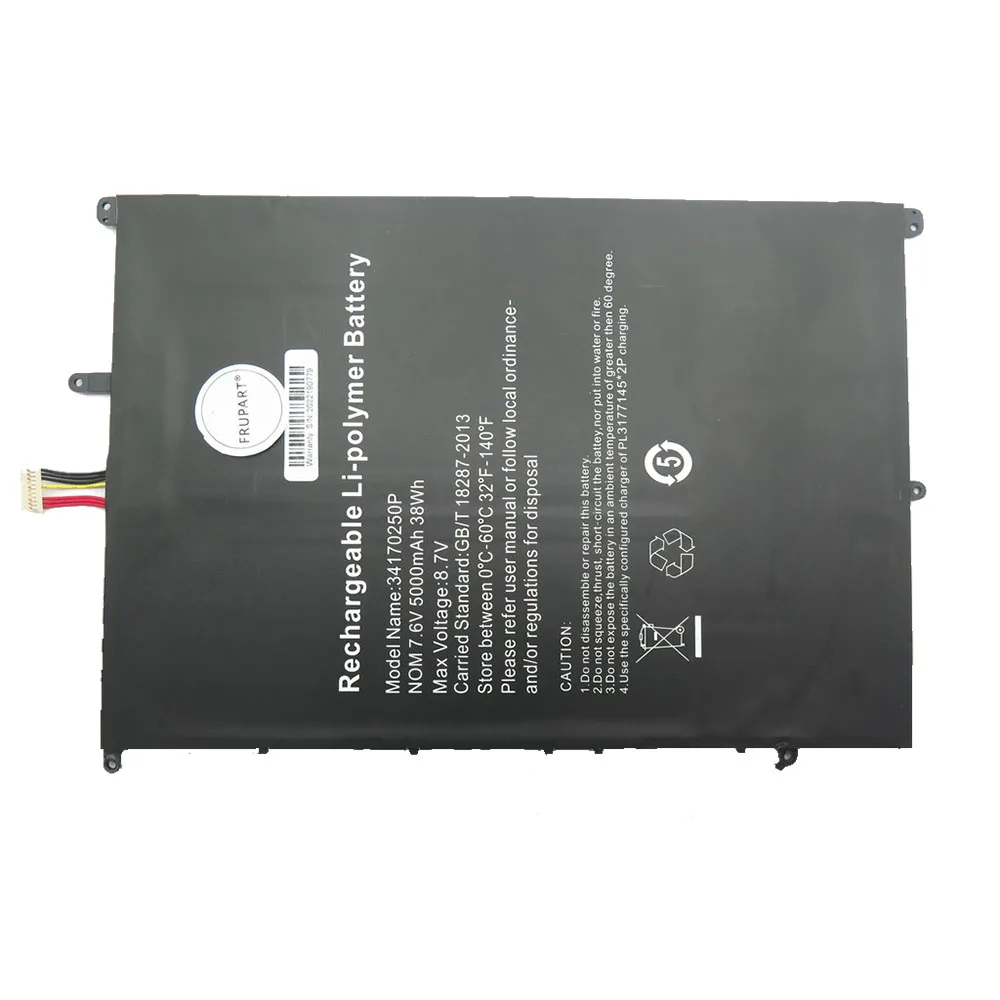 

Laptop Battery For BMAX 34170250P 28140168 34168243P 7.6V 5000mAh 38Wh