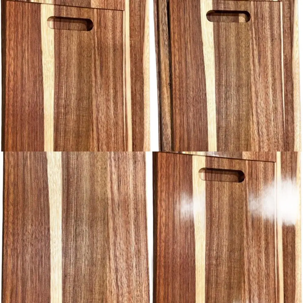 

Eco-Friendly Acacia Wood 3-Piece Cutting Board Set - Durable and Knife-Safe Kitchenware