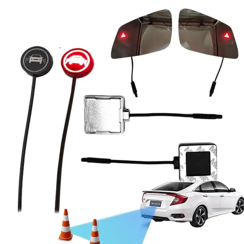 

Car Blind Spot Detection System High Sensitivity Precise Radar 32.8ft Range Radar Detector Lane Change Assist for Most Cars