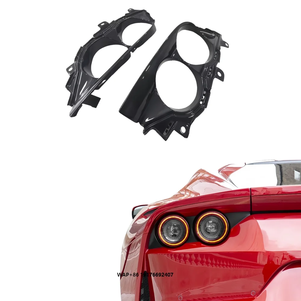 

Car Modification Dry Carbon Fiber Headlight Cover OEM Style Dry Carbon Fiber Lampshade Suitable forFerrari 812
