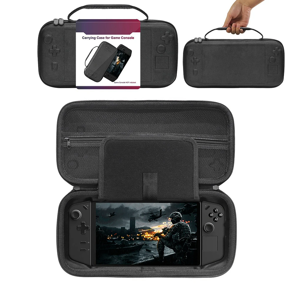 Hard Shell Case Schokbestendige Draagbare Opbergtas Anti-Drop Beschermhoes Met Mesh Zak Voor Legioen Go Gameconsole