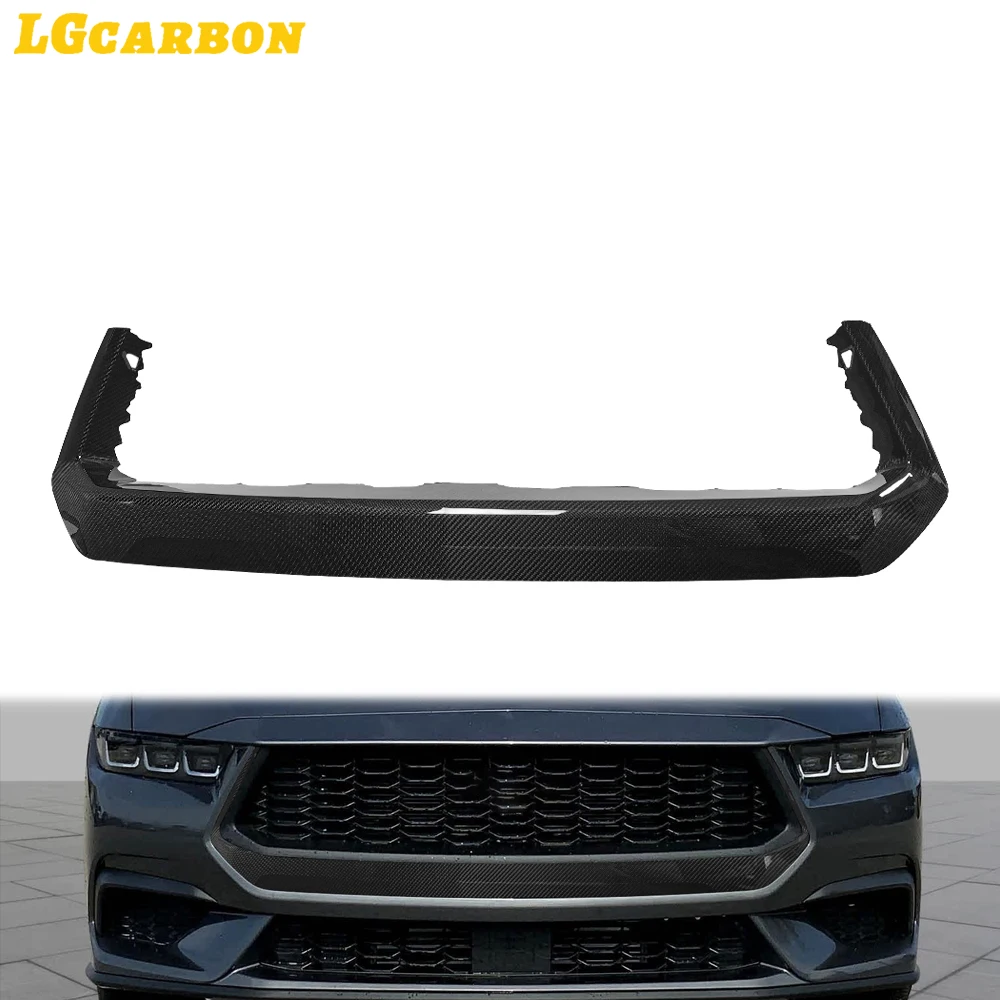 

Front Bumper Grille Cover Trim For Ford Mustang 2024+ Center Grid Air Intake Decorative Frame