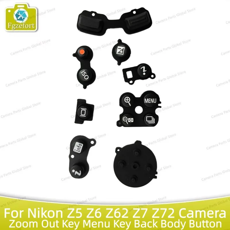 ニコン-z5-z6-z62-z7-z72-ズームアウトキーメニューキーバックボディボタンアクセサリーカメラ詳細交換部品