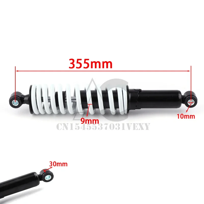 355mm rear shock absorber suspension spring shock absorber for Moto Bike Quad ATV Go kart Buggy 70cc 110cc