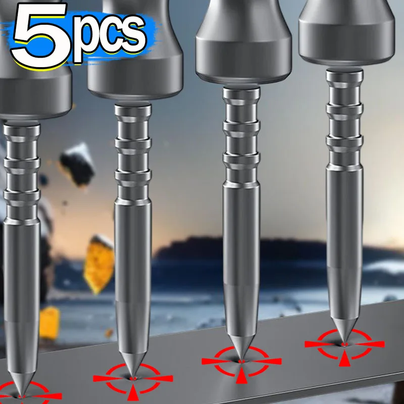 

Manual Punch Locator High Carbon Steel Hole Drilling Locator Hole Opener DIY Woodworking Pin Marking Drilling Tool Hardware Bit