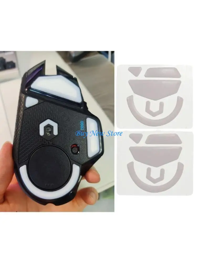 

20CE Mouse Skates for G502 Wireless Mouse Feet Replacement Glides Curved Edges