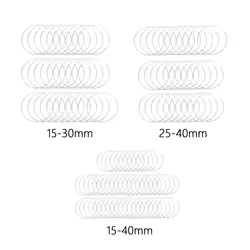 Watch Glass Gasket 0.9mm Height 0.45mm Thick Watch Parts Assorted O Ring Kit for 1.0mm-1.2mm Round Watch Glass Watch Repair Tool