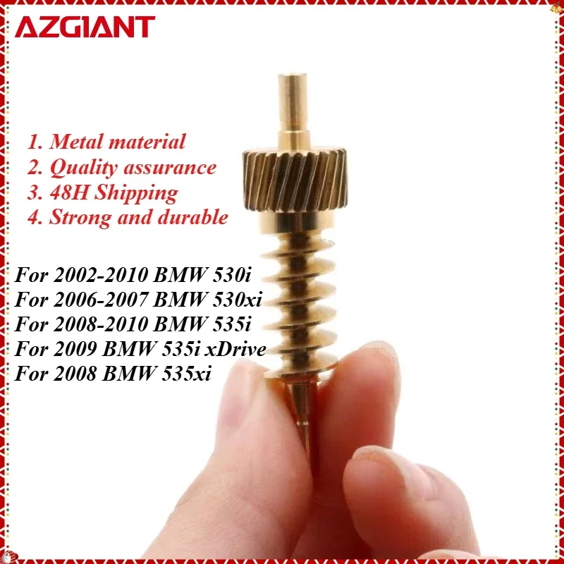 Azgiant  Car Power Brass Gear Seat Repair kit gear metal Gear OEM for BMW 530i 530xi 535i xDrive 535xi vehicle accessories DIY