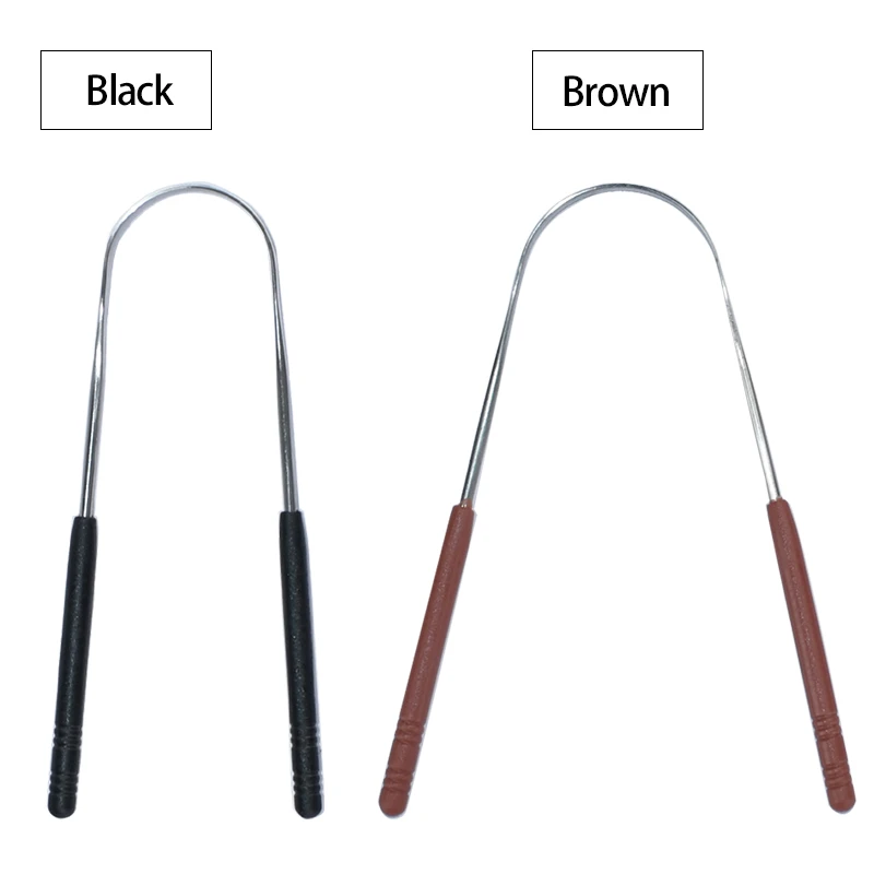 

Oral Cavity Tongue Cleaner Dental Brush Bad Breath Metal for Adults Eliminate Professional Oral Hygiene Stainless Care Tools