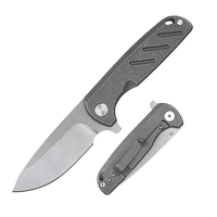 HWZBBEN D054 Mini Folding Knife Stainless Steel Handle Pocket Knife Camping Knives Hunting Hiking Outdoor Tools Self Defense