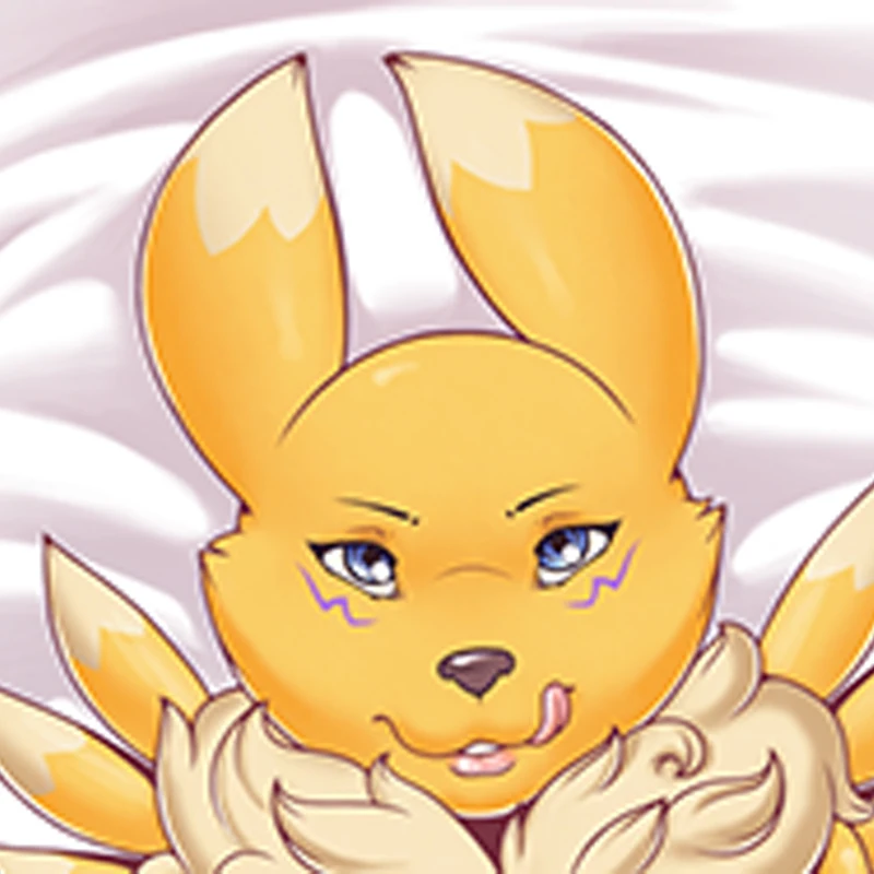 Dakimakura Anime Pillow Cover Kyubimon Double Sided HD Print 2WAY Life Size Anime Body Pillowcase Gifts