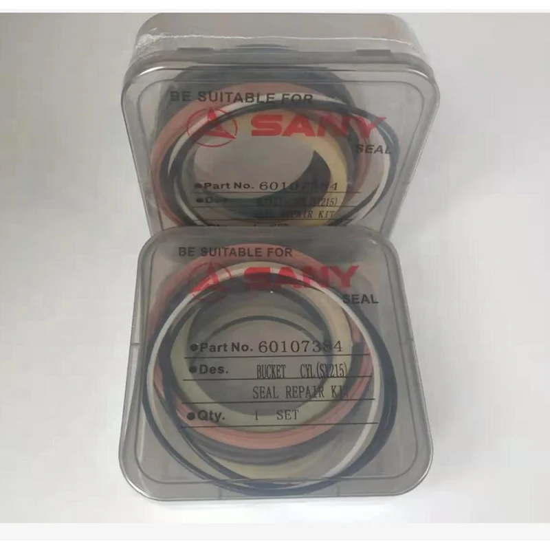 

Sany Sy215c 60107382 Комплект уплотнений стрелы Комплект уплотнений цилиндра стрелы Сальник гидравлического цилиндра