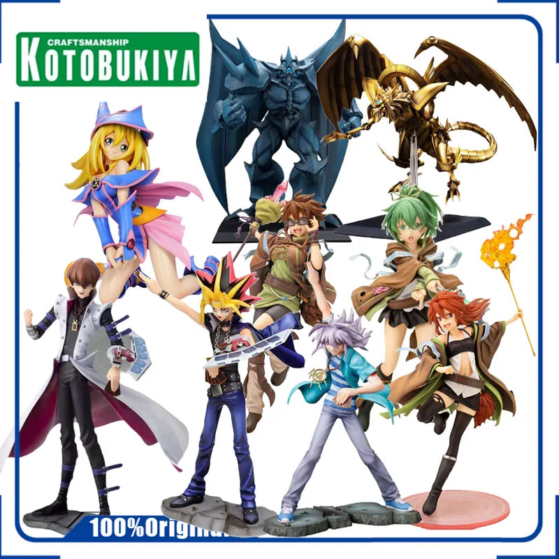 Genuine Yu-Gi-Oh Winged Dragon Kaiba Seto Mutou Yuugi Anime Action Figures Model Give to Boy Toy Collection Gift