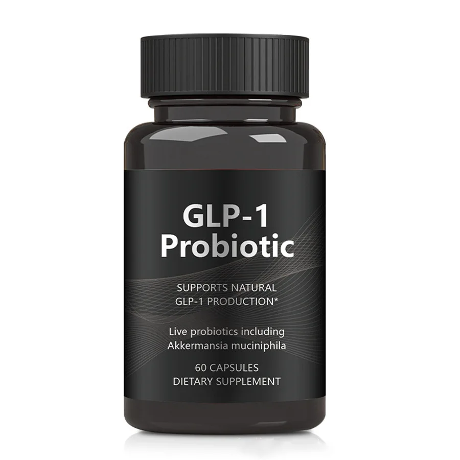 

GLP-1 Probiotic 60 Capsules - 500M AFU Multi-Strain Probiotic + Prebiotic, Naturally Support GLP-1 Production & Curb Appetite