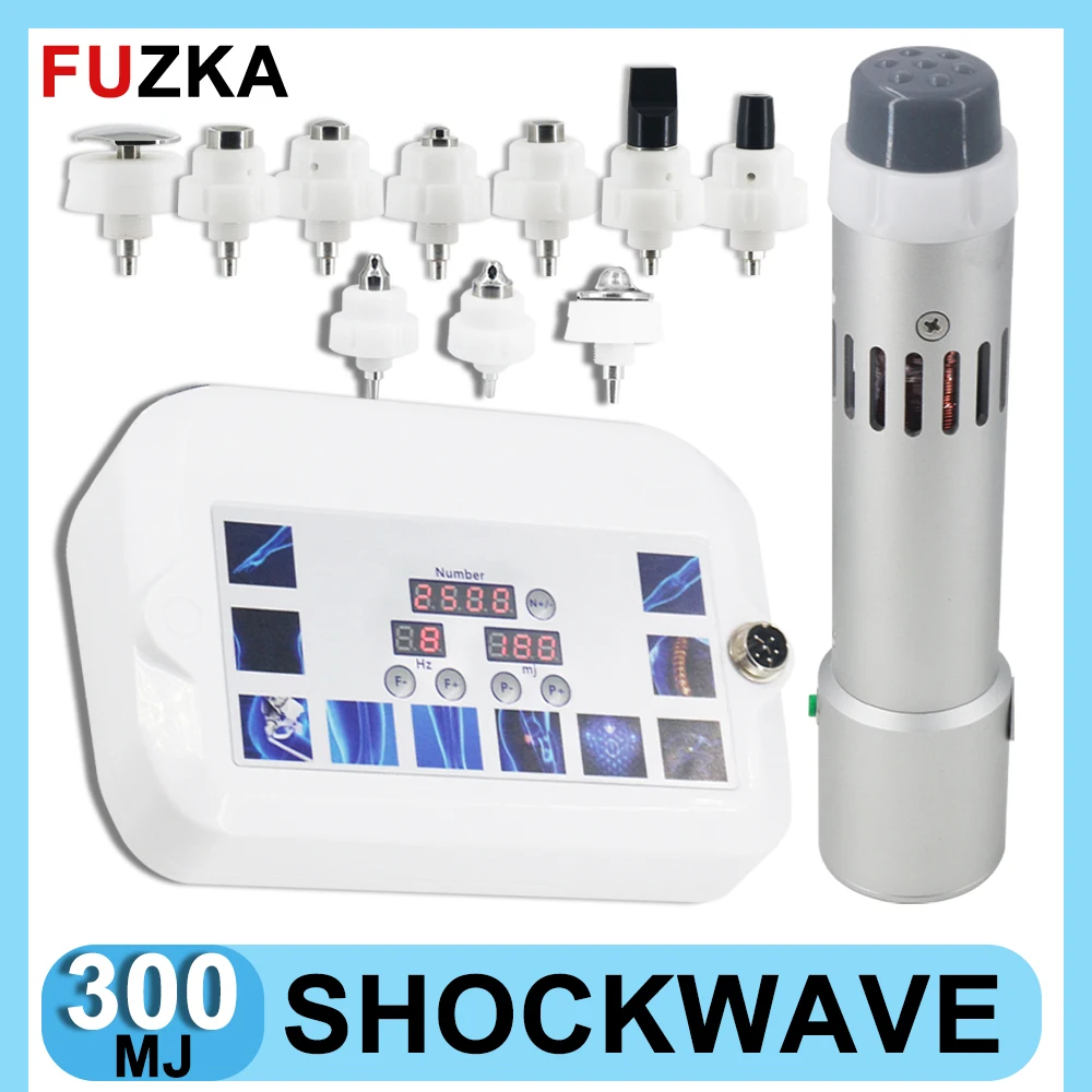 300mj Portable Shockwave Therapy Machine Tennis Elbow Shock Wave  Physiotherapy Device For Plantar Fasciitis ED Treatment