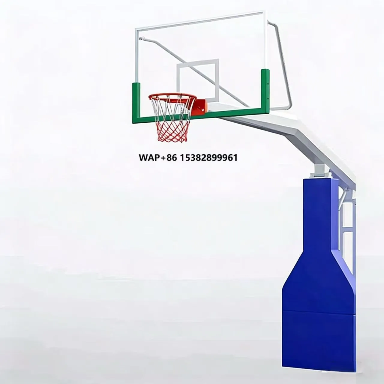 

Portable Adjustable Height Basketball Hoop Stand Hydraulic Octagonal Design Aluminum Alloy Steel for Basketball Stand