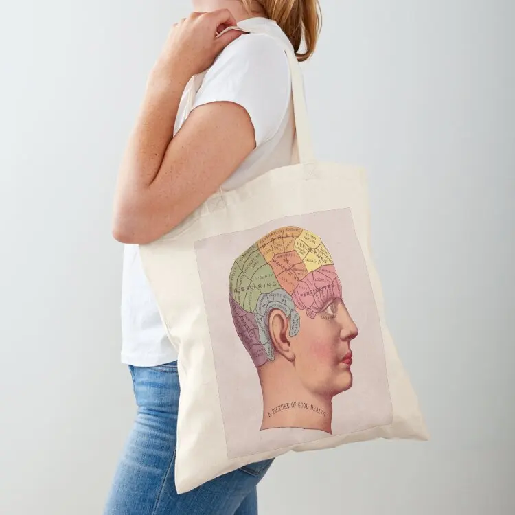 Phrenology Head Tote Bag Lady bags Women's bag Women's shopper