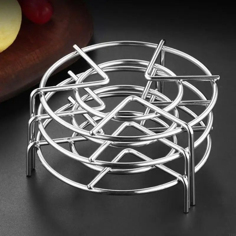 F19B Stainless Steel Steam Rack Stands Pot Steaming Rack Round Kitchen Steamer Rack