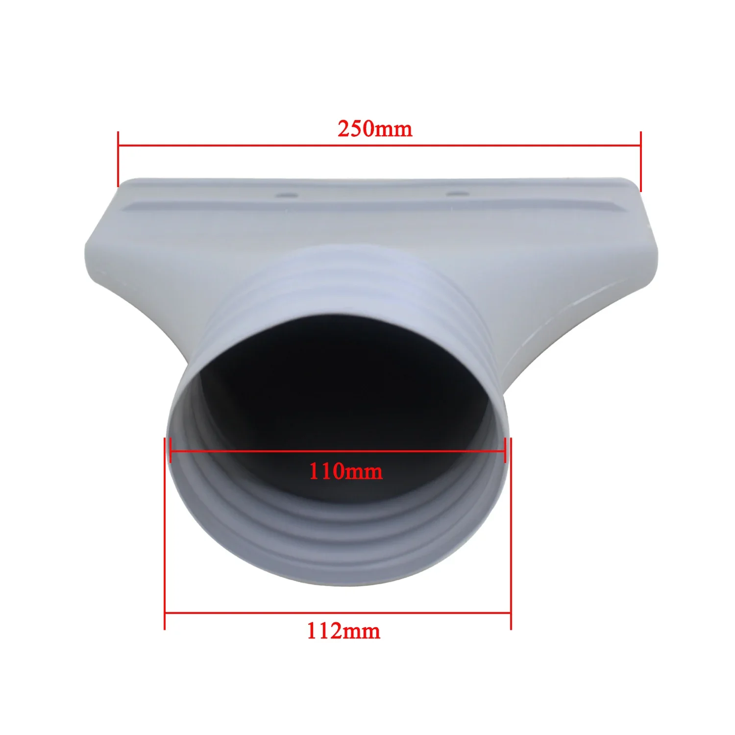Plastic Flat duckbill nozzle Exhaust duct interface connector for portable air condition soldering tin smoke exhaust air outlet