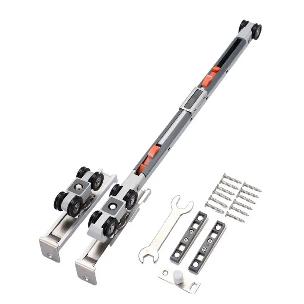 

Универсальный металлический буфер для раздвижной двери, комплект роликов для дверей шкафа, подъемная фурнитура для шкафа, нейлоновый шкив, раздвижная дверь