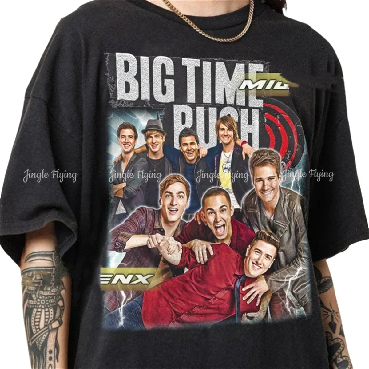 Regalo limitado de la camiseta de la vendimia de Big Time Rush para la camisa unisex de las mujeres y del hombre