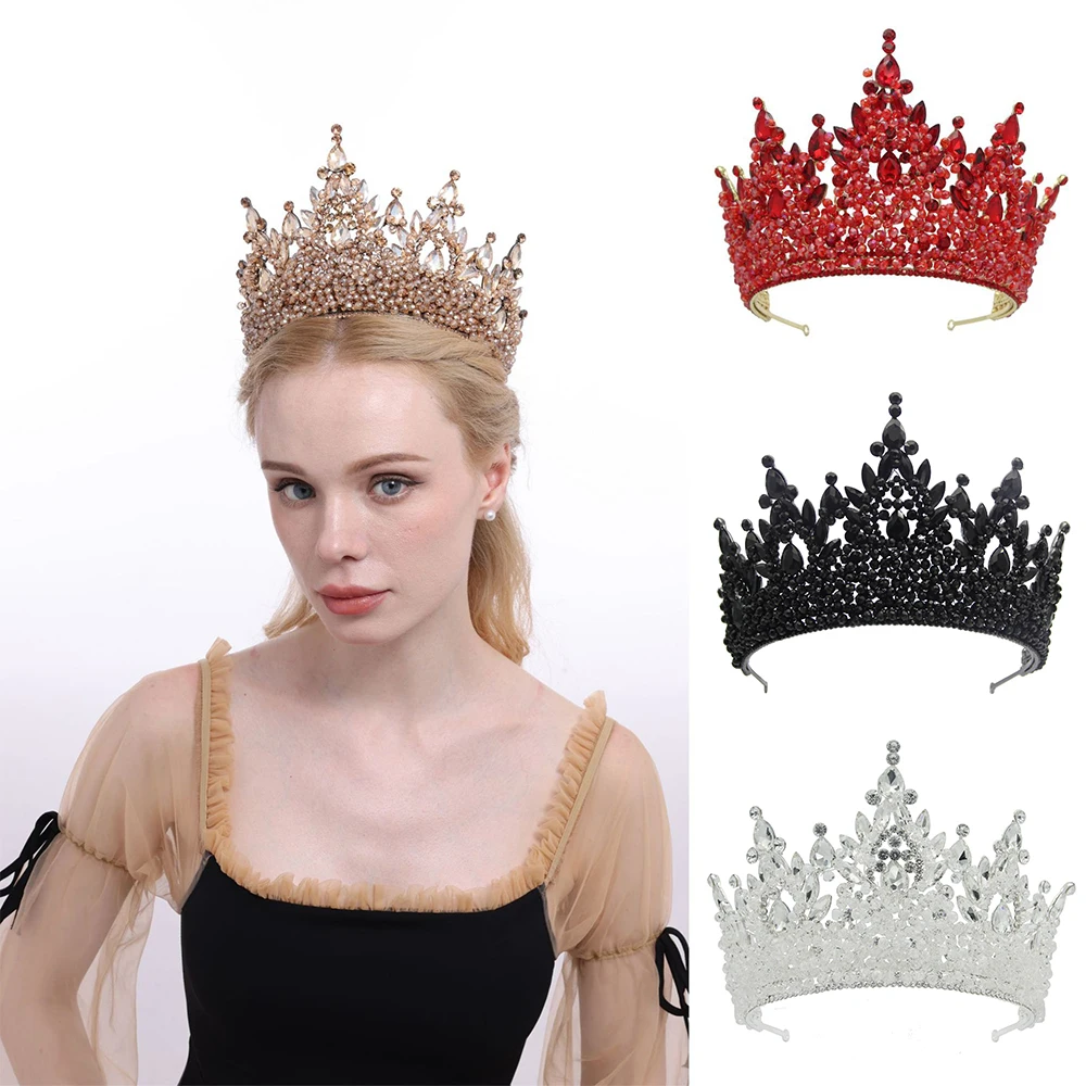 

Luxury Bridal Crown Fashion Rhinestone Princess Tiara Women Headpiece Wedding Party Jewelry Hair Accessories Decoration