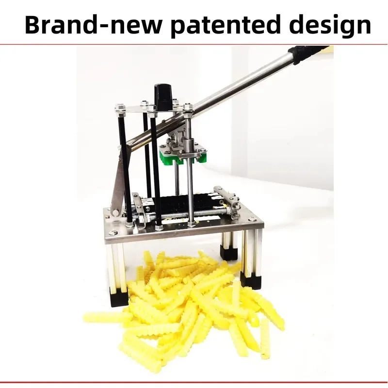 High-Quality Multi-Functional French Fries Cutter Stainless Steel Slicer Wavy Potato Slicer 12mm Potato Cutter