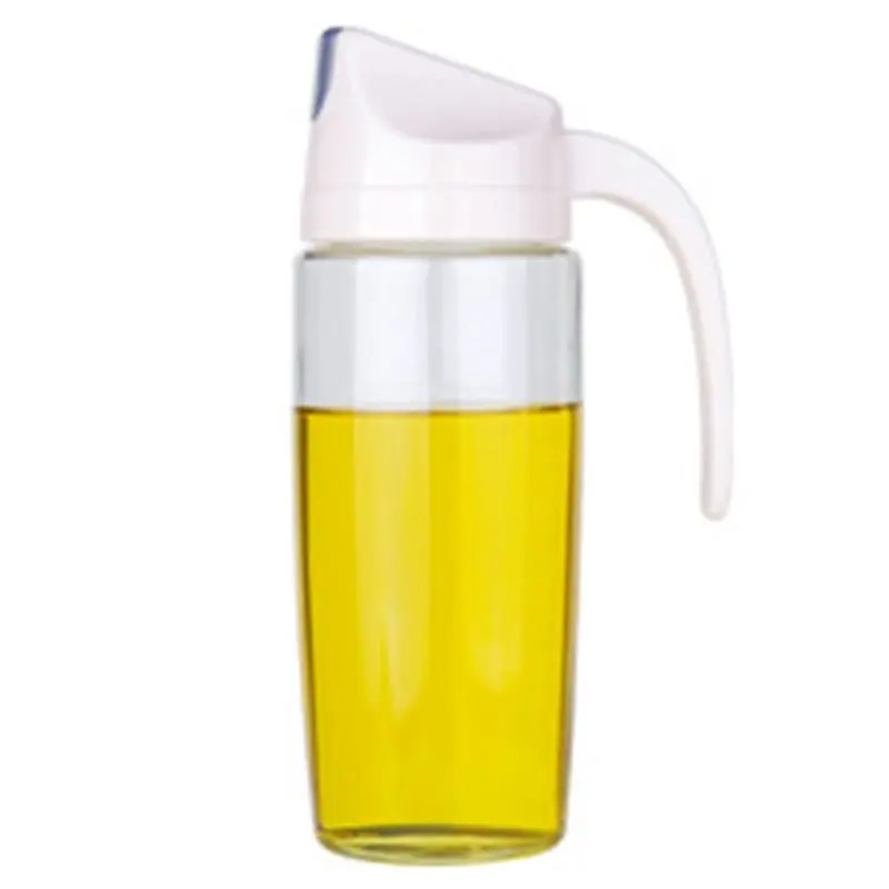 Auto Flip Salad Dressing Bottle Oil Cruet Glass Leakproof Dispensing Cruets Automatic Eco-Friendly