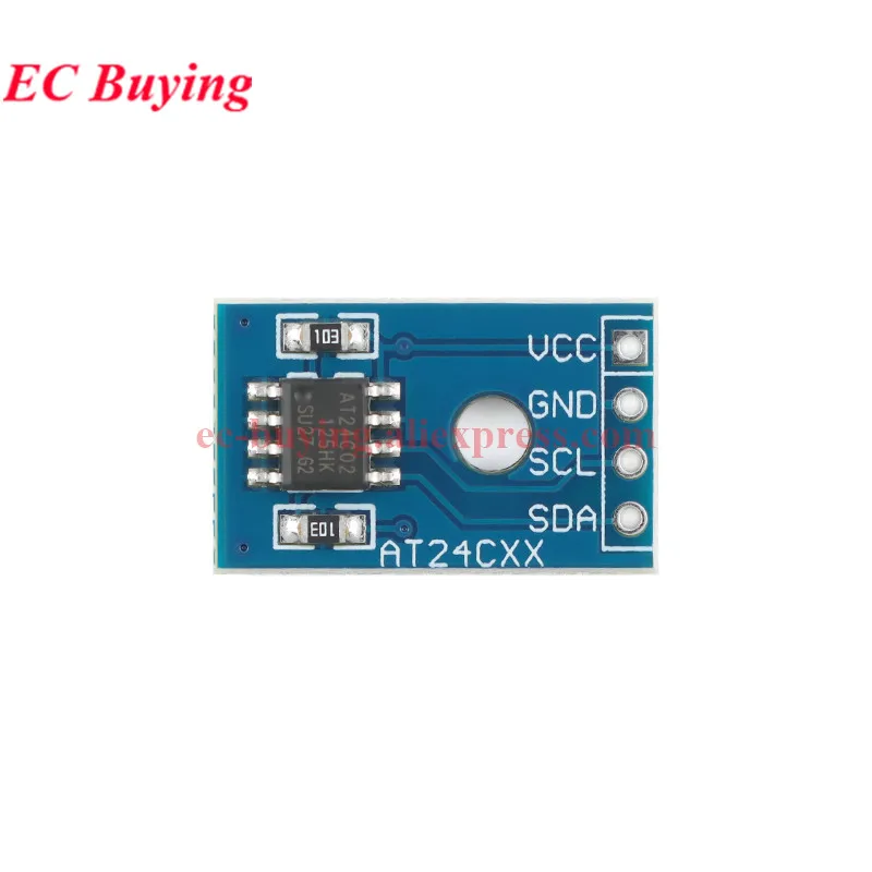 1-10Pcs AT24C256 Serial I2C Interface EEPROM Memory Data Storage Module AT24C02 AT24C04 AT24C08 AT24C16 AT24C32 AT24C64 AT24C128
