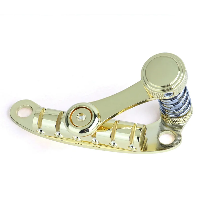 

ABVL-SG-01 Gold Vibrato Bridge Electric Guitar Tremolo Bridge Jazz Guitar Double Locking Tremolo System