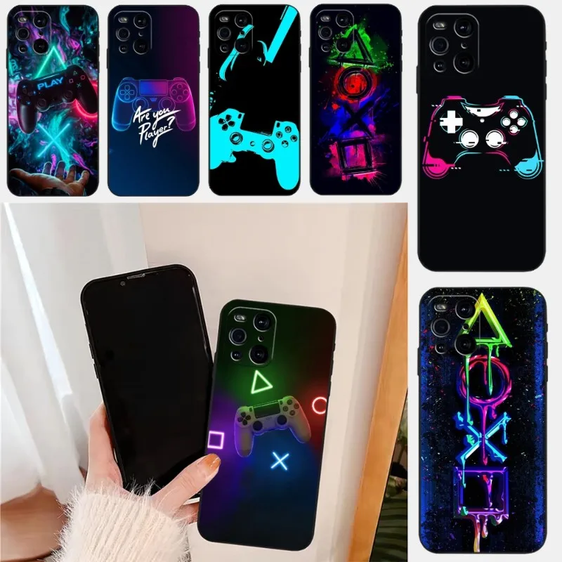 

Play Station PS4 Game Phone Case For OPPO Find X3Neo X3Pro X5Pro RENO6 7 ProPlus A16 A54 A57 K9 A74 A93 A94 Black Cover