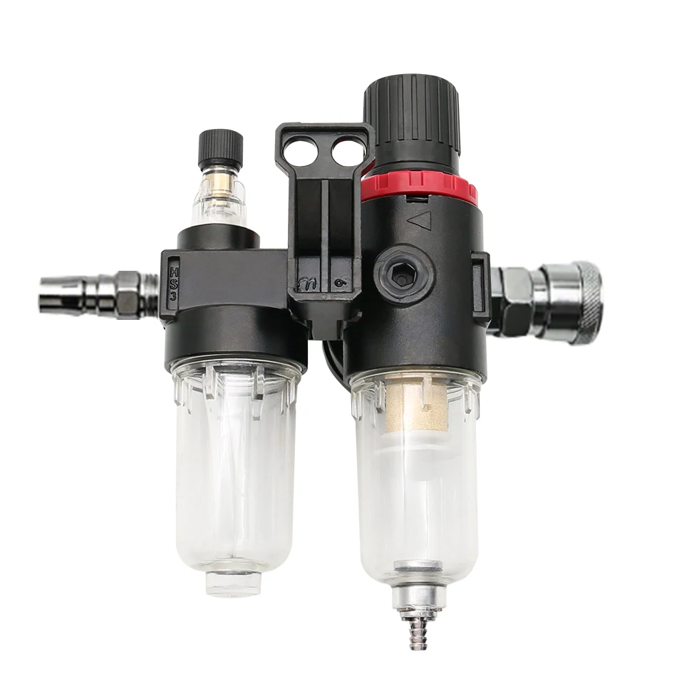 AFC2000 G1/4 Luftkompressor Öl Wasserabscheider Luftfilter zur Reduzierung des Druckventilreglers AFR2000 + AL2000 – Detail 6