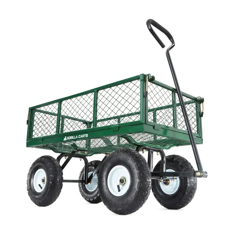 For Gorilla Carts for GOR400 400-lb. Steel Mesh Garden Cart with 10