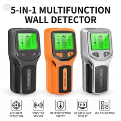 5 In 1 Professional Wall Stud Finder Metal Detector Wires Depth Tracker Wood AC Wire Cable Electric Wall Scanner 2026 New