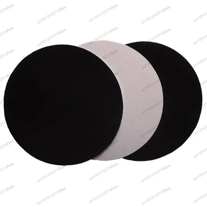 Fine Lens Electronic Semiconductor Porous Polyurethane Round Adhesive-backed Polishing Pad - Solid Round