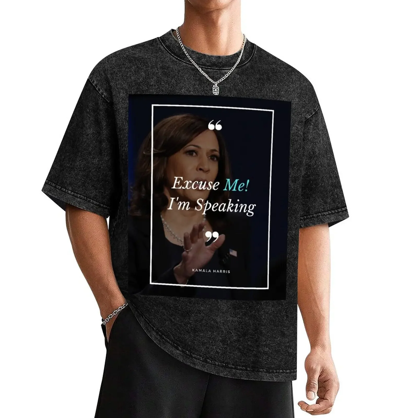 Excuse Me I'm Speaking Kamala Harris 2020 Shirt T-Shirt blacks cheap stuff T-shirts for men cotton