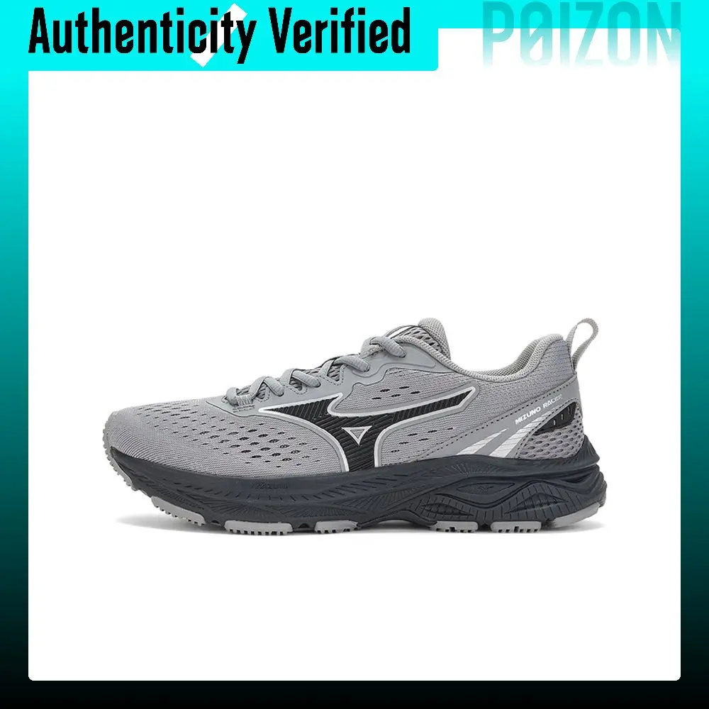 Mizuno Racer S Running Shoes Unisex Low Top Gray/Black D1GH223607