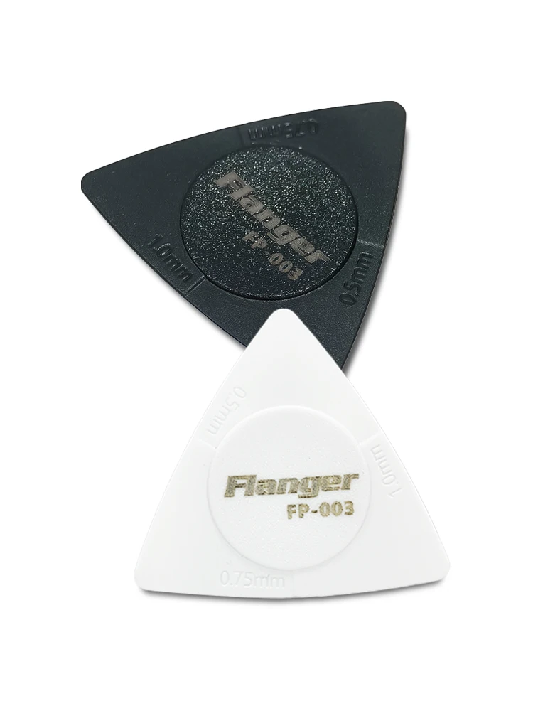 

3 in 1 Thickness Guitar Picks Triangle 0.5/0.75/1.0mm PC+ABS Plectrum Guitar Accessories Flanger FP-003