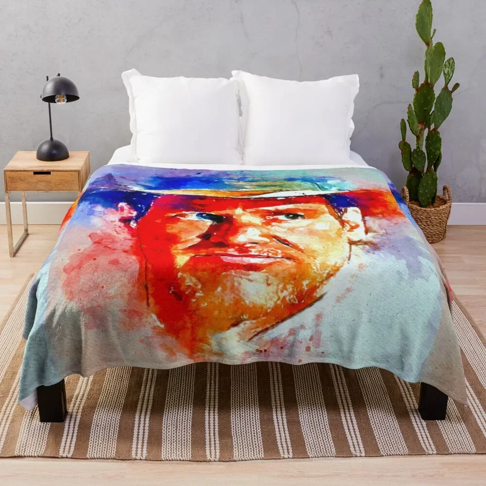 

Watercolor Jones Throw Blanket cosplay anime warm for winter Furrys Blankets