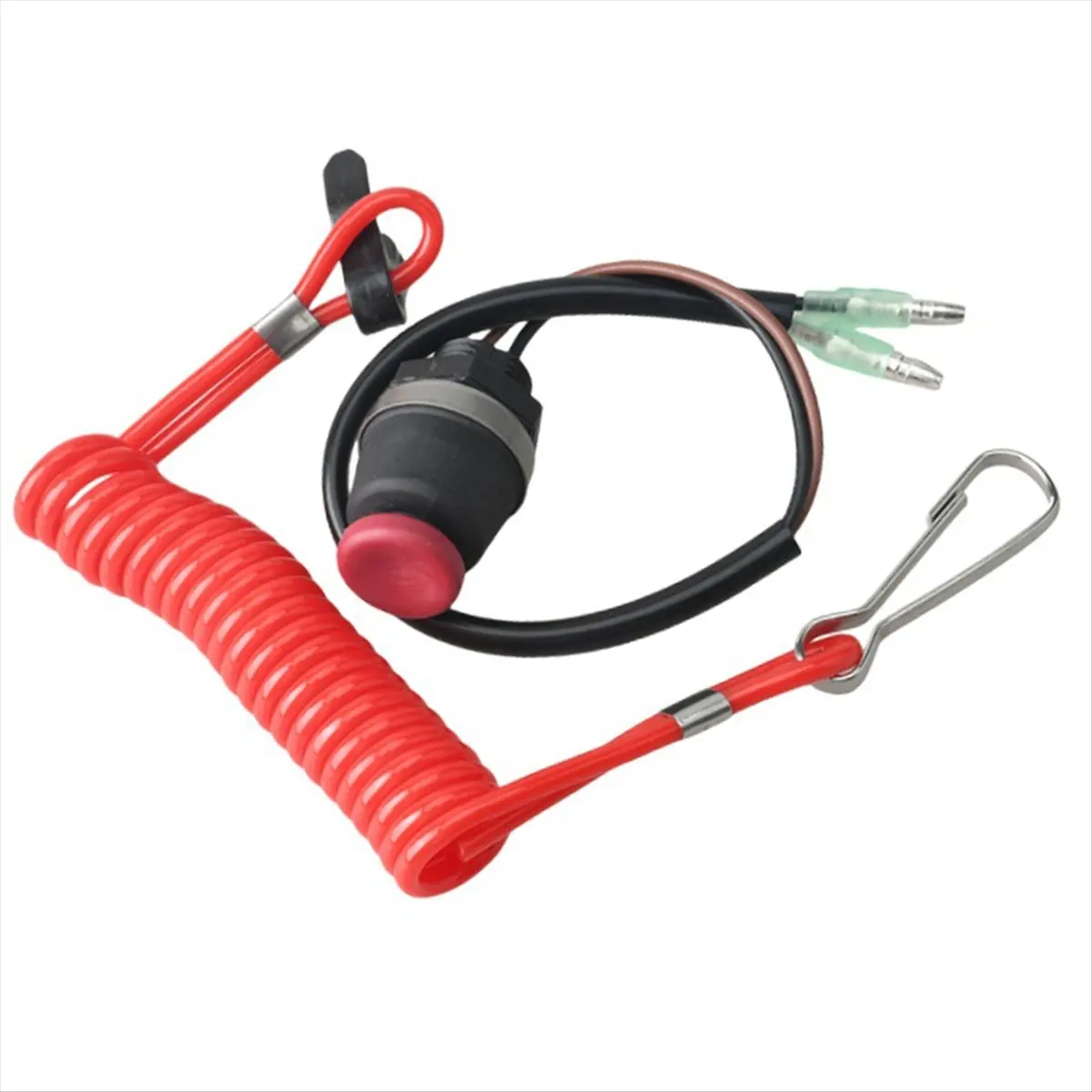 B09A 398-06830 Safety Stop Switch with Lanyard for Tohatsu Outboard Motor 398-06830-0 398068300M Boat Engine Parts