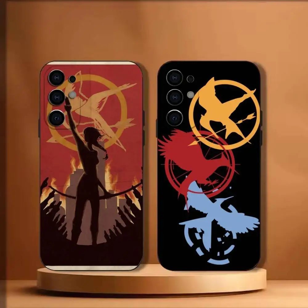 Чехол для телефона Hunger Games для Samsung S25,24,21,22,23,30,Ultra,20,Plus,Fe,Lite,Note Black Soft Cover