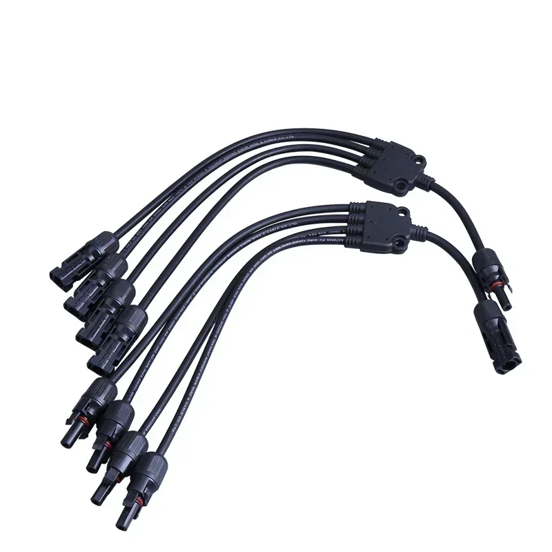 

1/5/20/100Set PV Solar Connector Photovoltaic Male Female Plug Waterproof 3 4 5 Way Y-Type 1 In 2/3/4 Out Solar Kits System