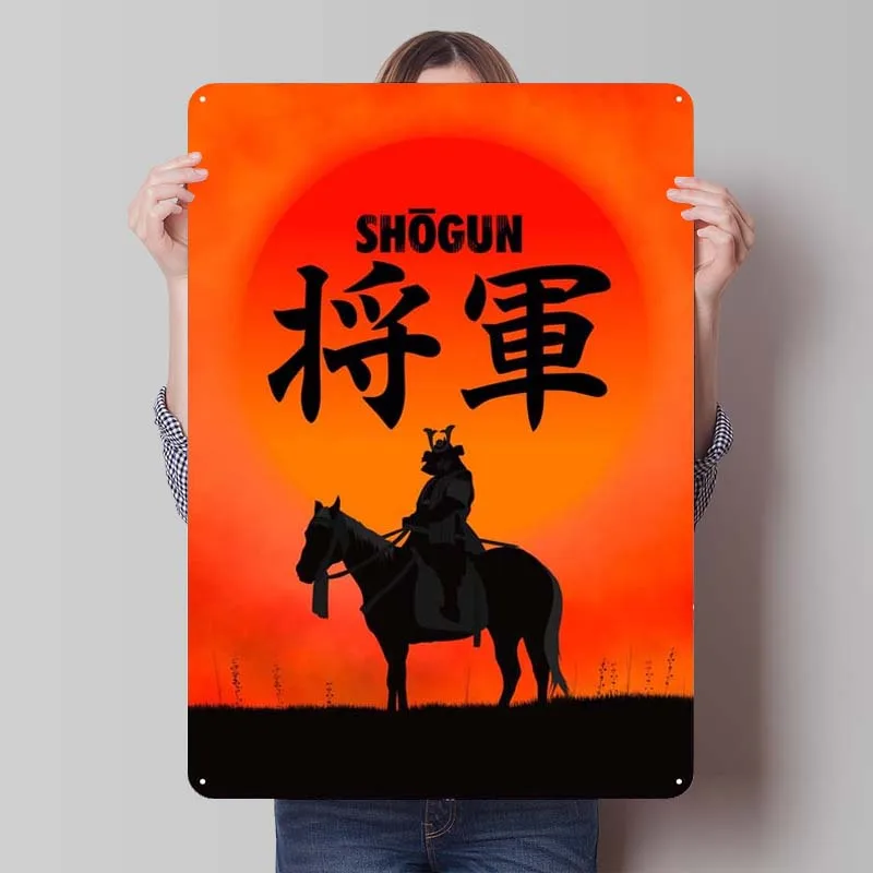 FX SHOGUN Vintage Metal Sign Classic Movie Poster Door Decoration Retro Tinplate Sign for Wall Art Decoration Club America Home