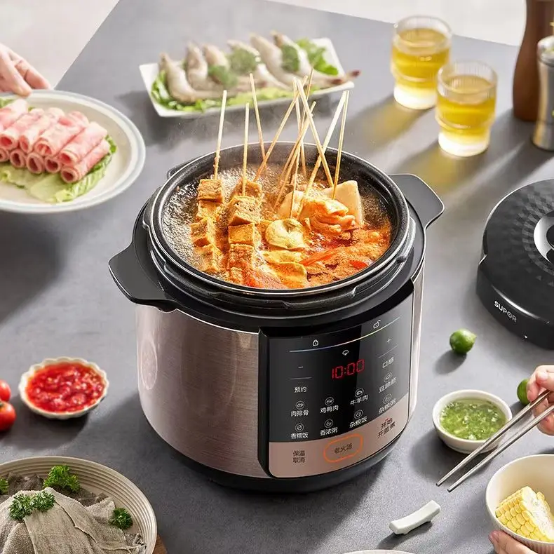 Electric pressure cooker household pressure  rice cooker 5L double bile Smart Electric Pressure Cooker