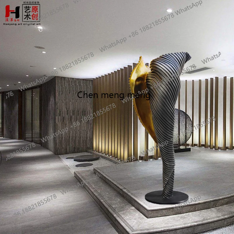 

Creative FRP Sculpture Art Hotel Clubhouse Sales Office Floor Sculpture Ornament