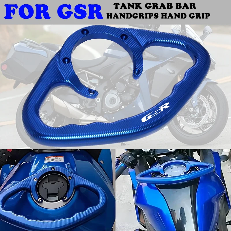 For GSR 600 2006-2011and GSR 750 2011-2015 Passenger Handgrips Hand Grip Tank Grab Bar Handles Armrest
