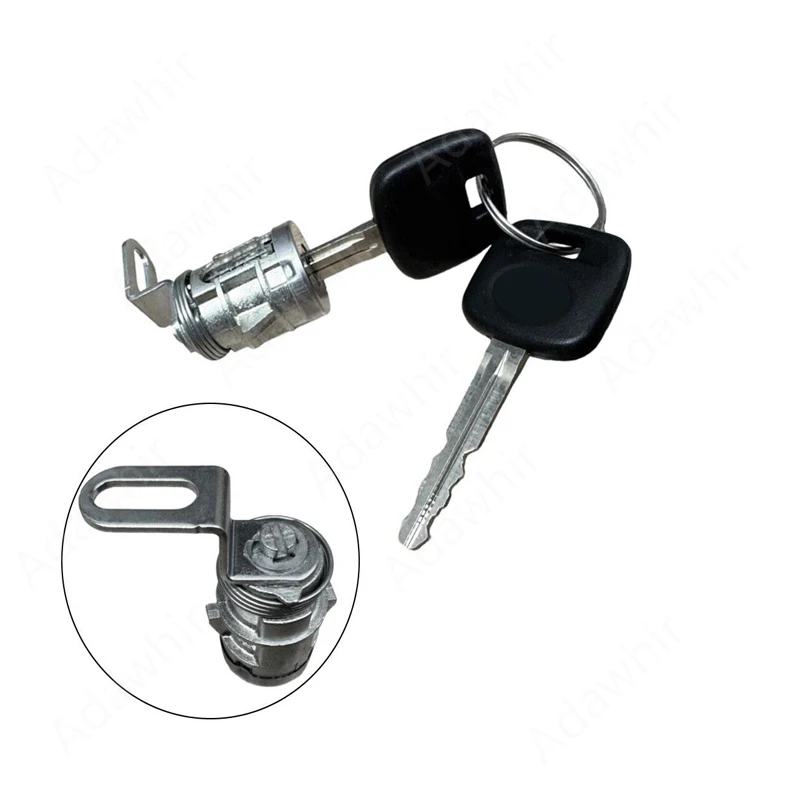 Tailgate Door Lock Cylinder with Keys Rear Door Lock Cylinder for Toyota Tundra Tacoma Lock Cylinders 69055-0C030