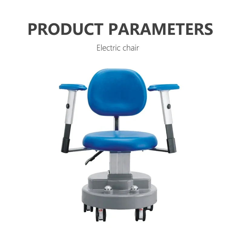 

High-Quality Hospital Stool with Lifting Armrest, Backrest, Suitable for Doctors and Dentists